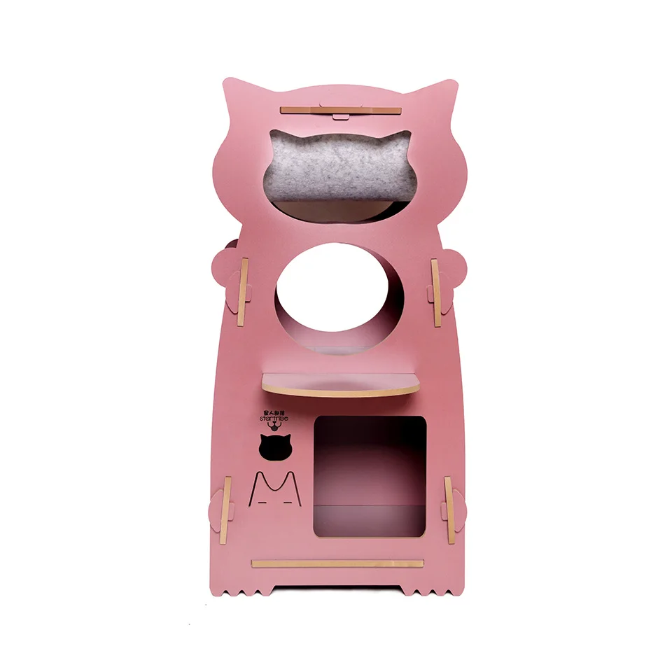 

Outdoor Folding Cheap Play Indoor Wooden Tree Scratcher Bed Pet Cat House