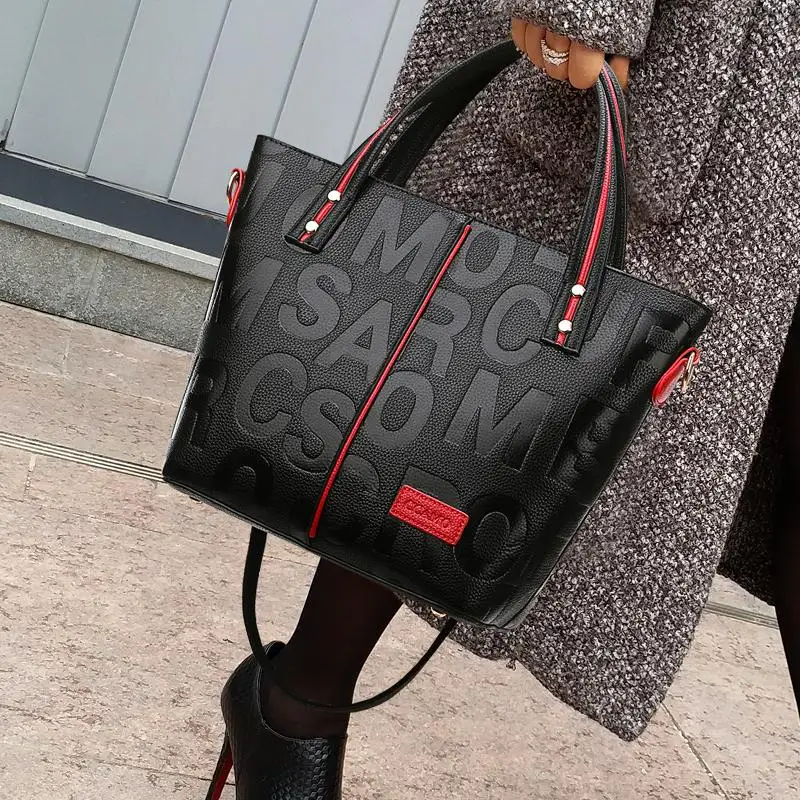 

Fashion Louis Brand Handbag for Women Genuine Leather Designer Bags Ladies Shoulder Bag Solid Color with Letter Printed Bags