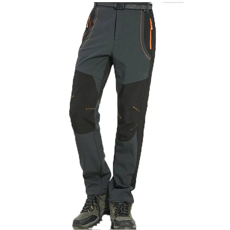 

Autumn Winter Thickened Warm New Assault Soft Shell Material Outdoor Hiking Pants For Men Women