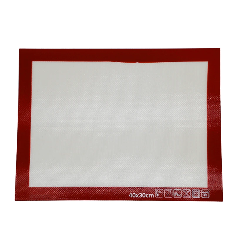 

0.75 mm Thick Non-stick Heat Resistant Silicone Baking Mat With Logo Printing, As request, customized color