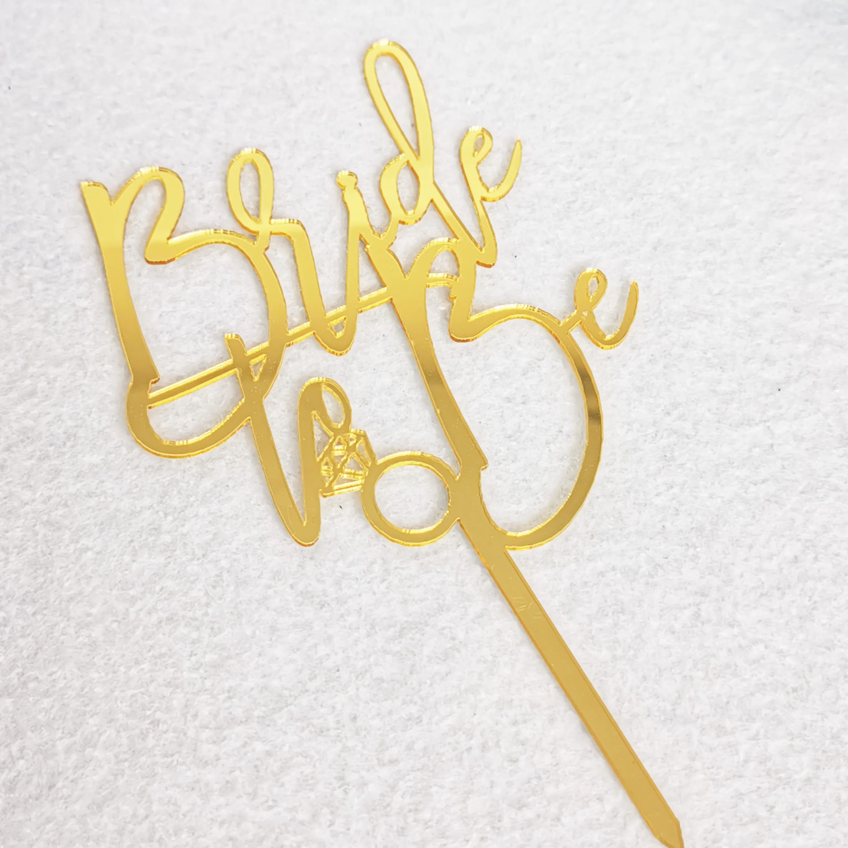 

Bride to Be Happy wedding Acrylic Cake Topper for party supplier