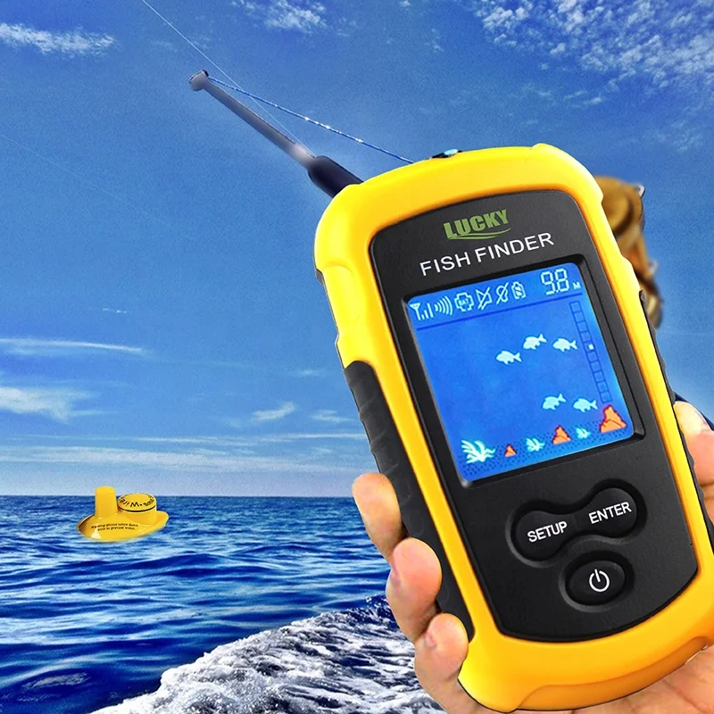 

lucky FFW1108-1 Wireless Portable fish finder sonar smart fish finder