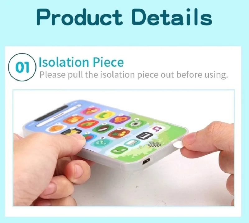 Ebay Lazada Baby Musical Phone Toy Mobile Phone Educational Toys Kids Intelligent (2)