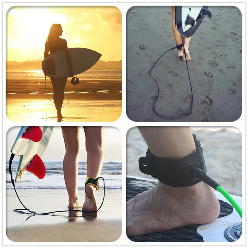 Coiled Or Straight Leg Rope Surfboards Leash Sup Leash Coil Buy High