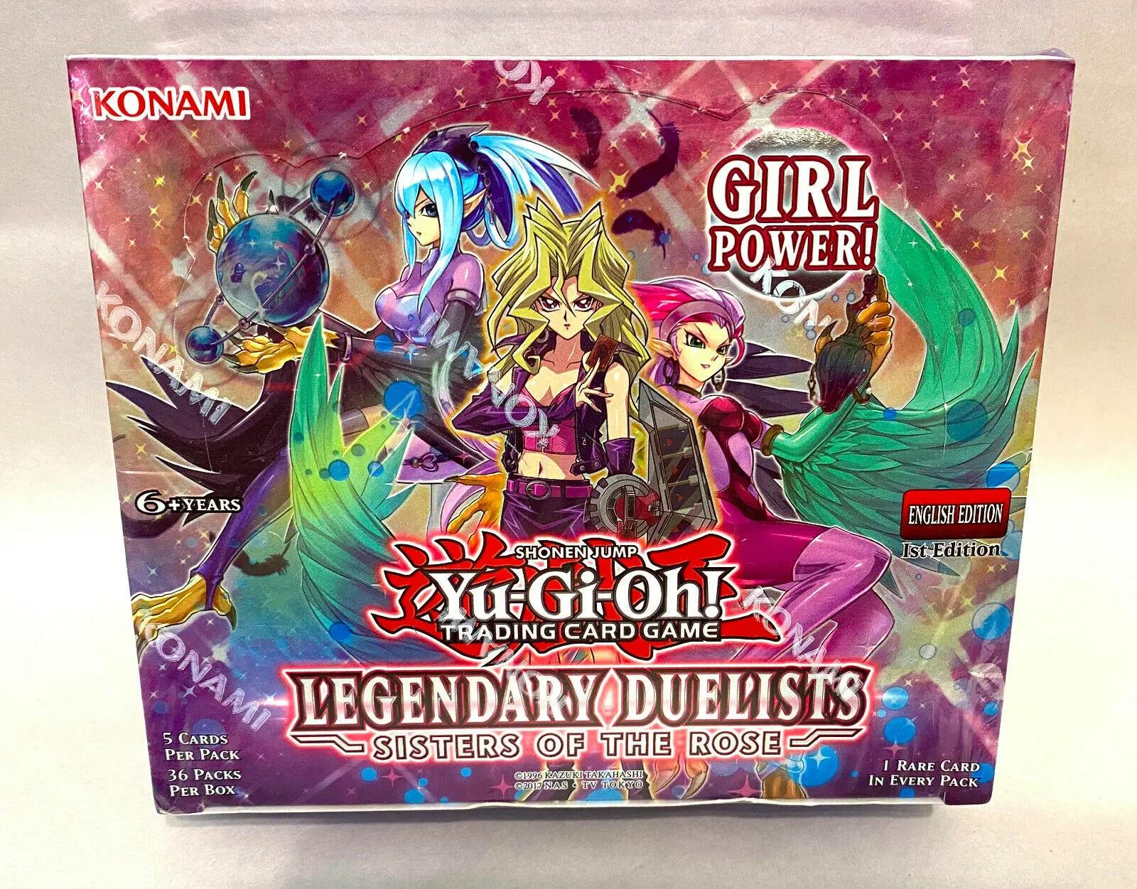 

YuGiOh Yu-Gi-Oh Konami Legendary Duelists Sisters of the Rose BOOSTER BOX 1st Edition English Sealed, Colorful