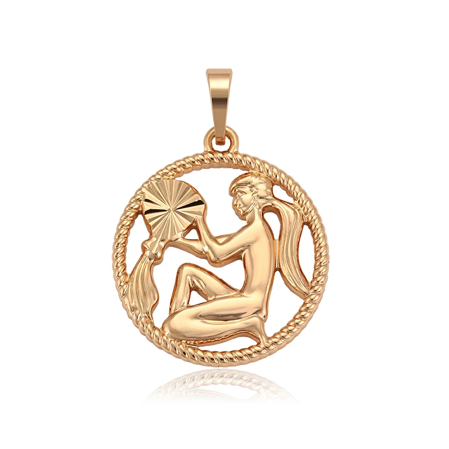 

34634 xuping 2019 new arrival 18k gold color elegant 12 constellations pendant
