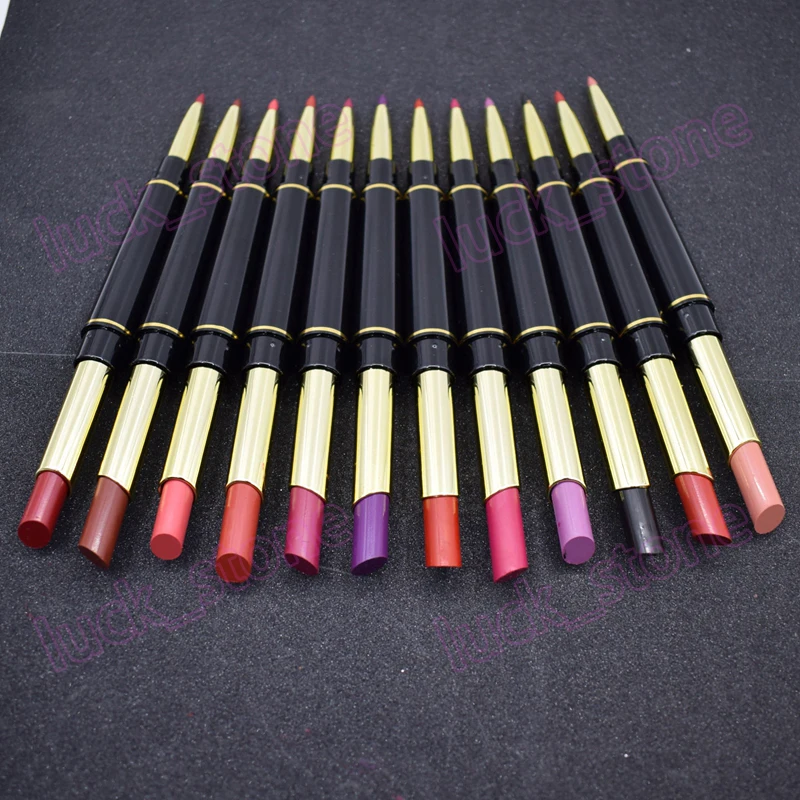 

QUNXIANG 2 IN1 double head 12 color private label matte lipstick