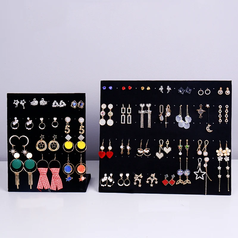 

Manufacturers Direct Luxury Jewellry Holder Velvet Bracelet Jewelry Display Stand Earring Necklace Bracelet Organizer, Black