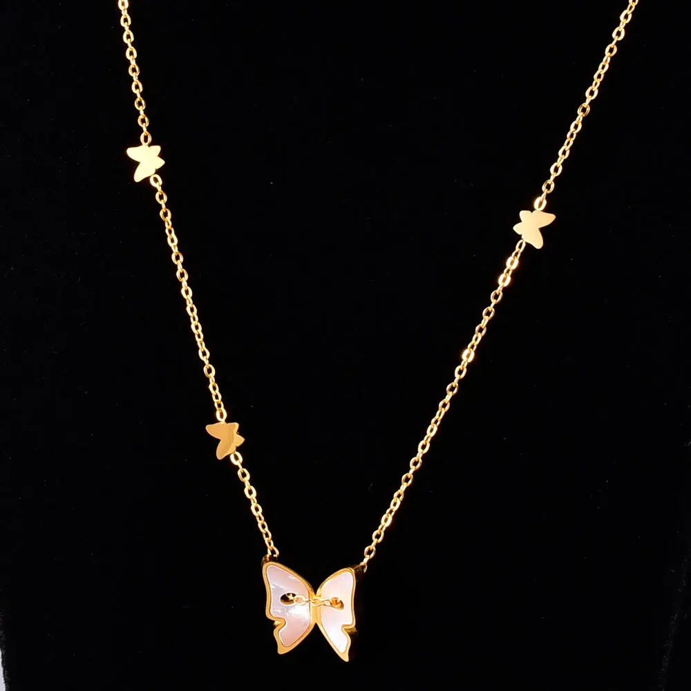

Party Accessories Clavicle Chain Fashion Female Chocker Jewelry Bohemian Cute Butterfly Pendant Necklace for Women