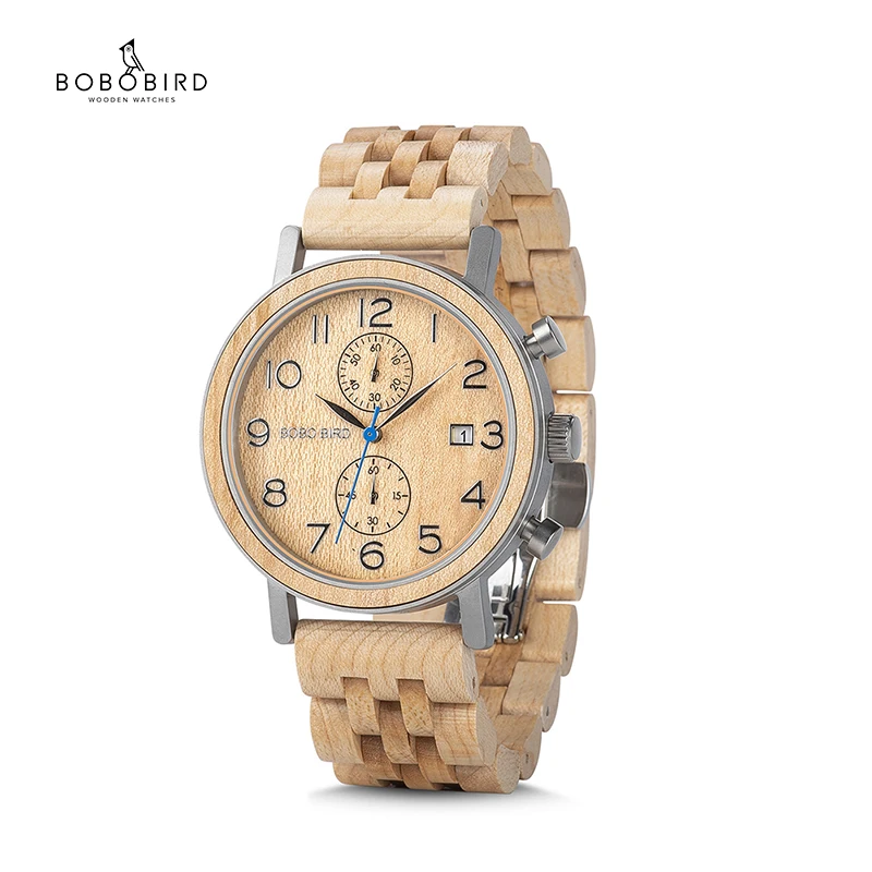 

Bobo Bird luxury men Wood wach Fashion design your own logo watch bamboo watches with miyota movement