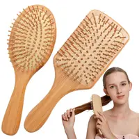 

OEM/ODM Wooden Hairbrush/Fashion Bamboo Bristle Hair Brush