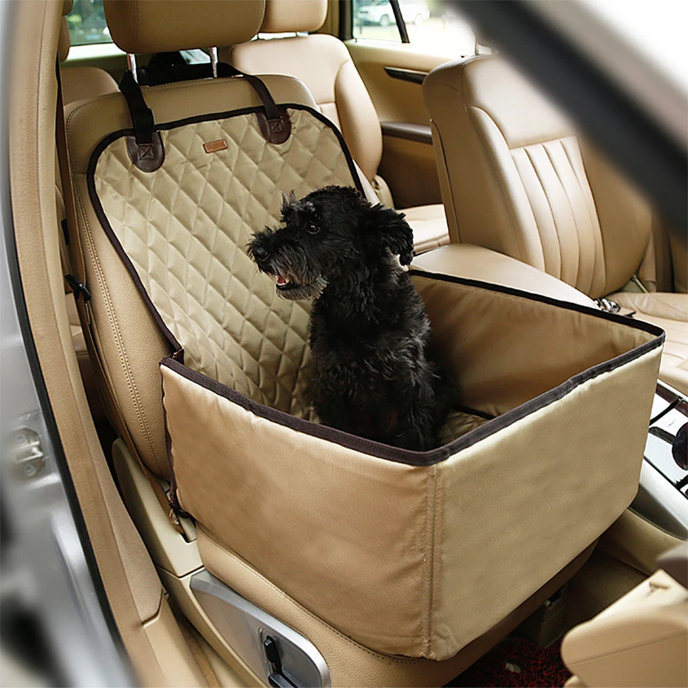 

Dog Car Mat Dual-purpose Car Front Pet Cushion Dual-use Water Repellent 600d Oxford Pet Dog Hammock Carriers Car Seat Cover, Black