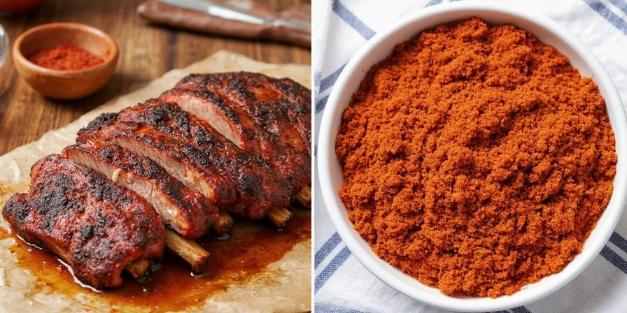 Ribs with golden crust