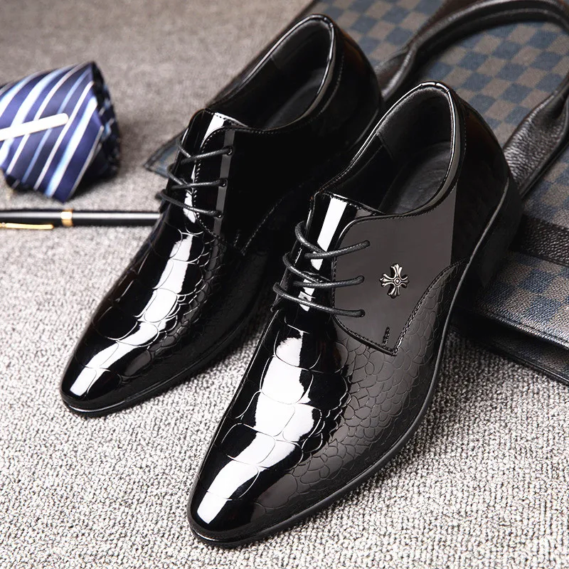 black leather shoes mens sale