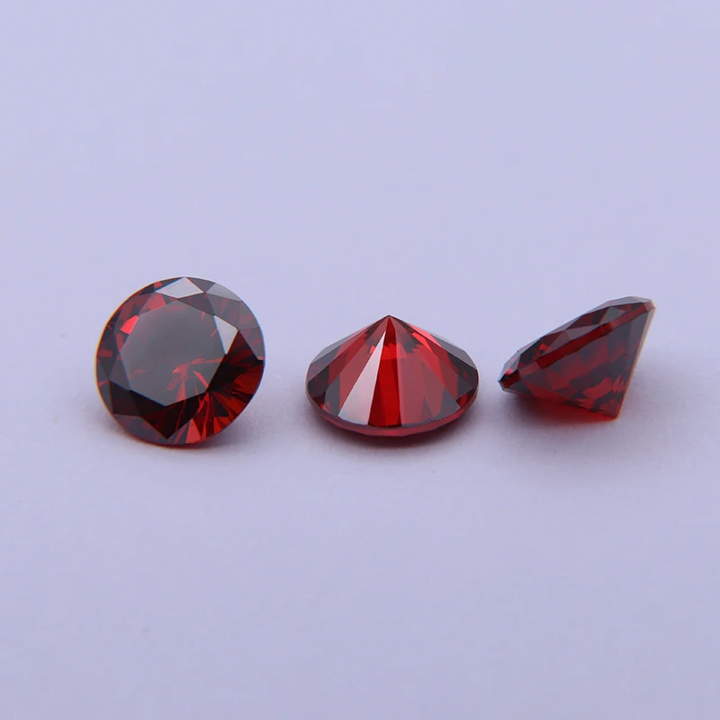

Round Cubic Zirconia Synthetic D-Garnet Jewely Machine Any Size Cut Diamond