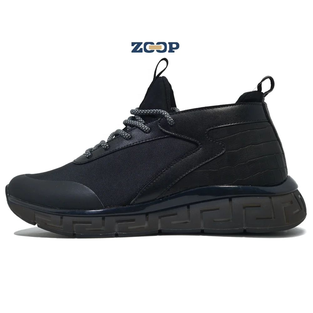

Chinese manufacturer full black men's casual shoes fashion sneaker air sole
