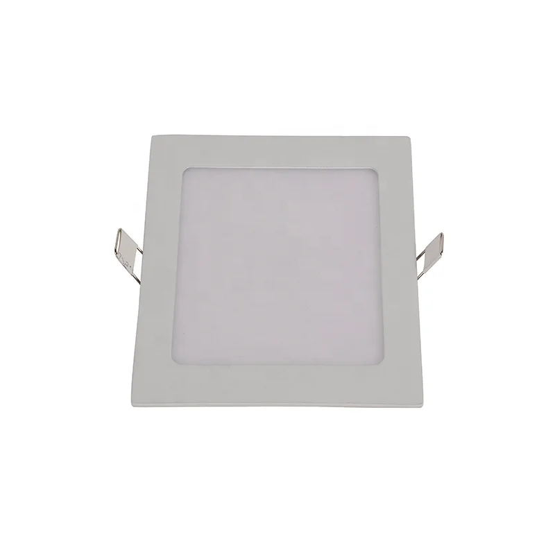 Factory price 2 years  led ultra slim panel light 6W 12W  18W 24W square thin recessed led lights