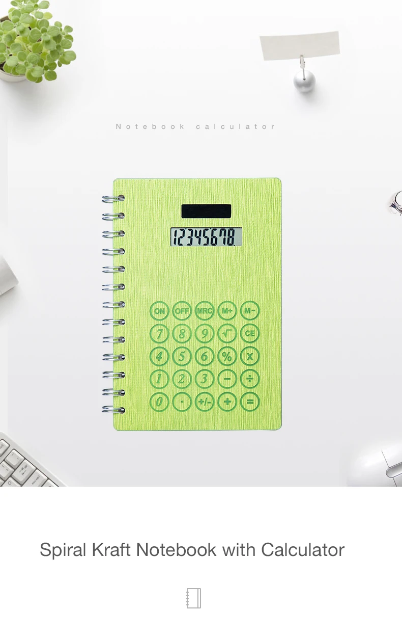 Caderno Escolar with Calculator