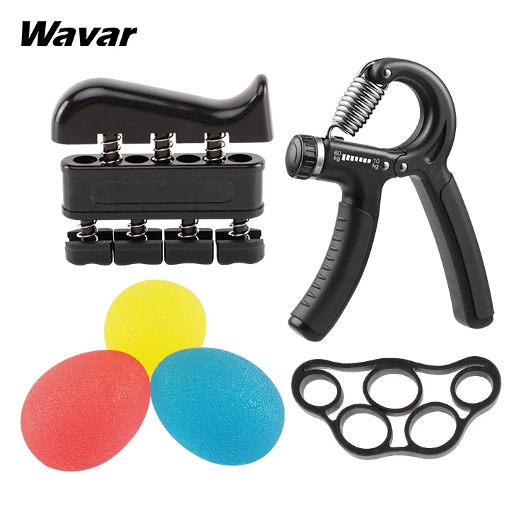 

hot selling Adjustable Grip hand gripper and finger power set for hand Exercise, Customized color