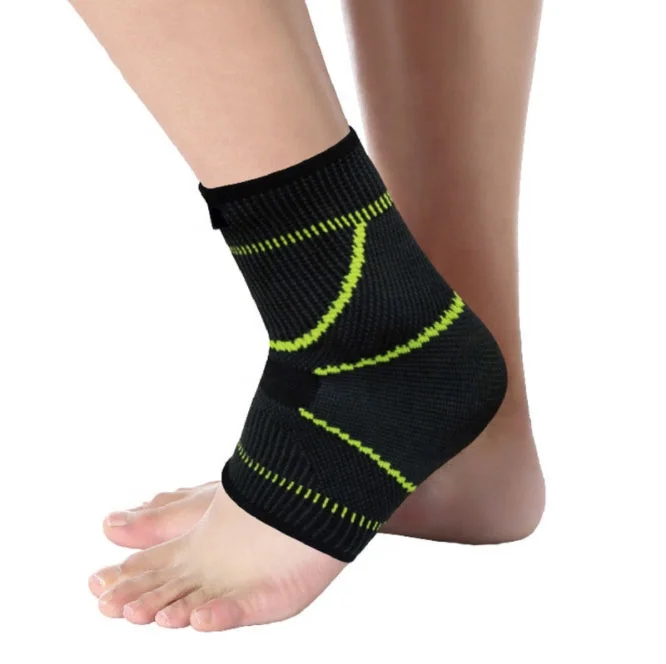 

Elastic bandage ankle ankle support strong ankle protection sports foot wrap protection, Green