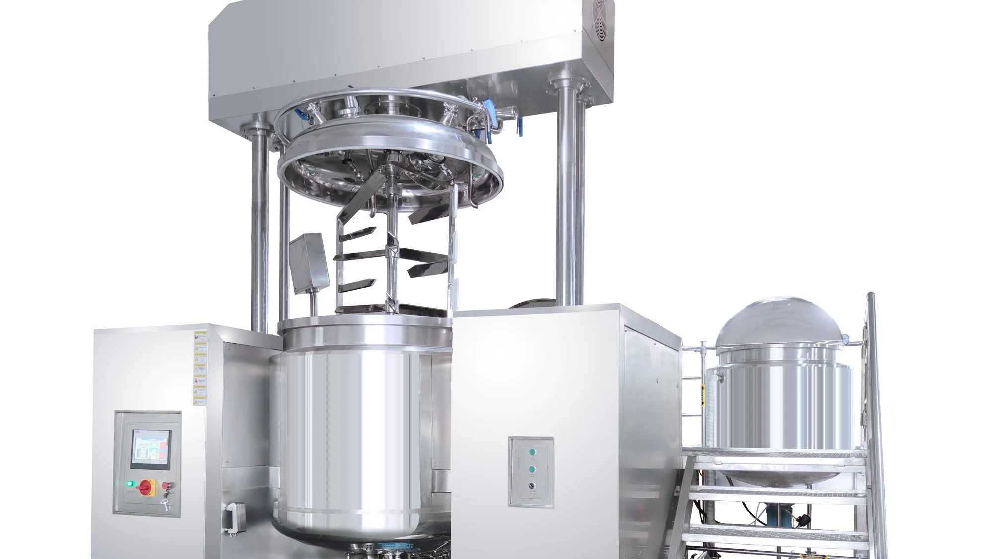 Homogeneous Emulsifying Hair Gel Mixer Oil Making Machine Cosmetics Cream Shampoo Vacuum