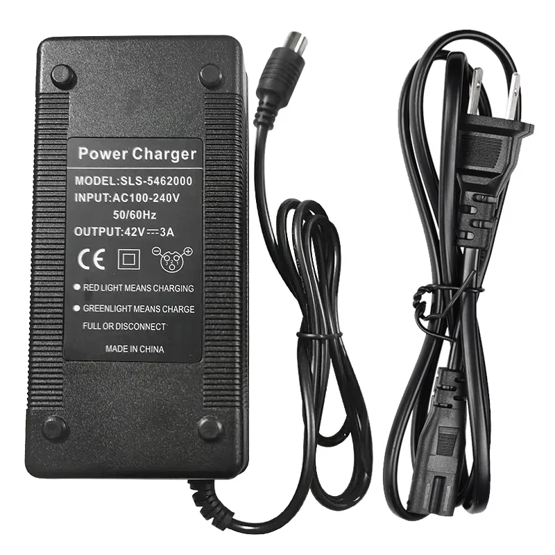 42V 3A  Universal  Lithium Charger Scooter Power Adapter for Cityneye M365 Electric Scooter Parts With EU/AU/UK/US