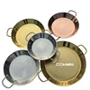 Cookmate 21cm to 35cm Amazon Hot Sale Stainless Steel Utility Rose Gold Copper Coating Paella Pan