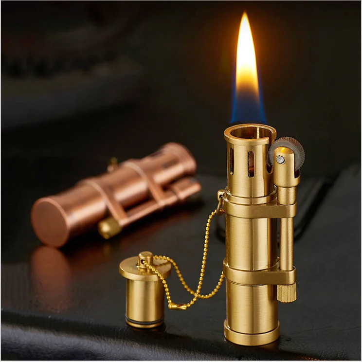 

Kerosene Lighter Windproof Lighter Retro Metal Kerosene Sailing Lighters Unique Oil Lighters Windproof Men Smoking Lighter Gift