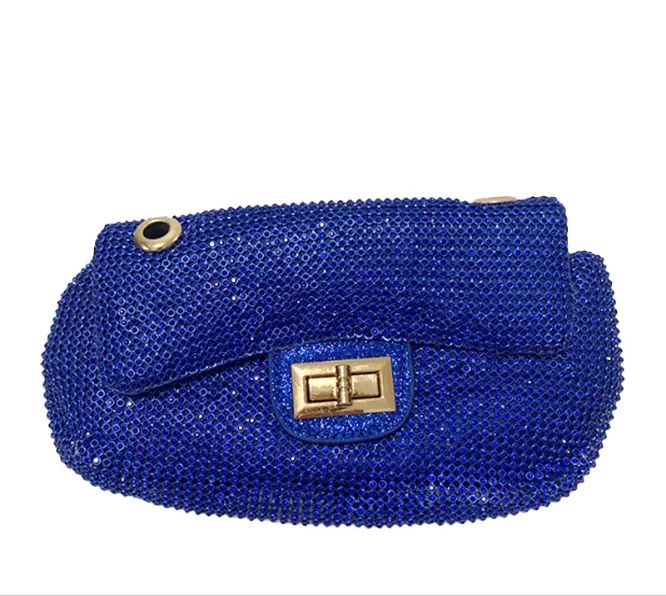 

Luxury Handbags women Shoulder Bag Ladies Chain Messenger Bags Designed Wedding Party Elegant Handbag Purses, Blue