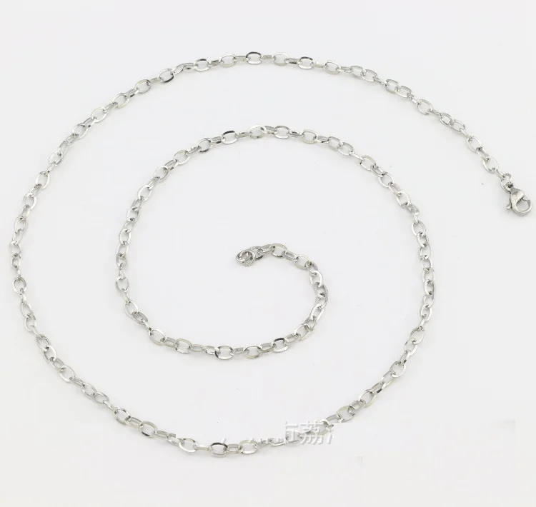 

Stainless steel chain custom length chain for necklace for pendant single link square cross chain