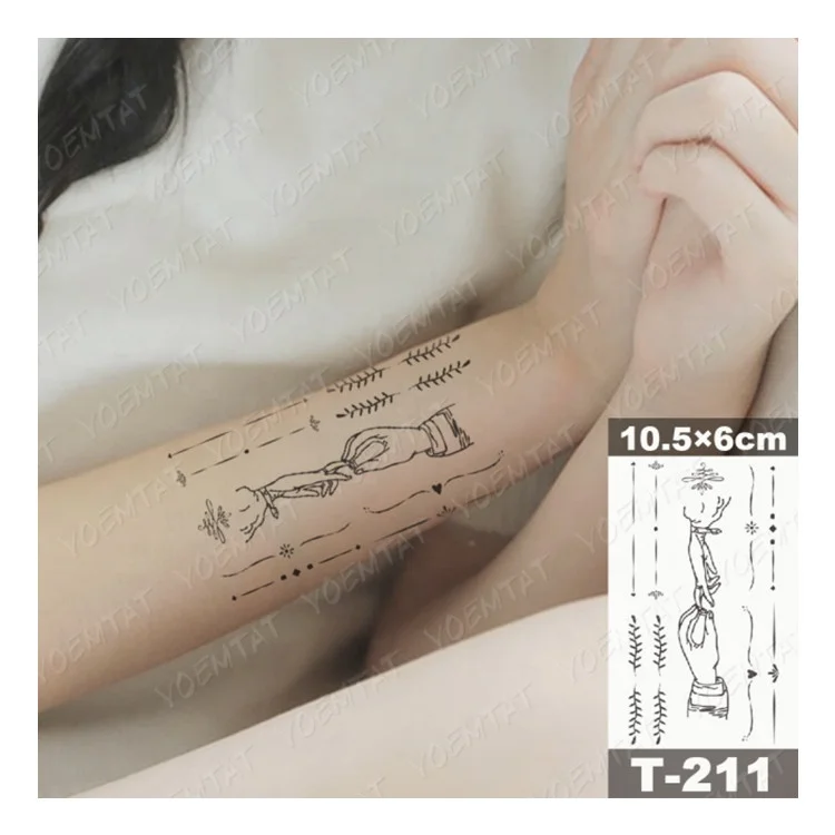 

Factory Price Tatu Stiker Sexy Body Widely Bride Tatto Tempory Waterproof Balk Tattoos Sticker, Cmyk