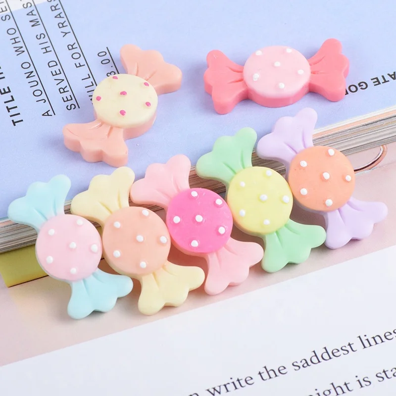 

Paso Sico Sweet DIY Resin Candy Kawaii Nails Supply Colorful Designs 3D Popular Nail Decoration for Manicure Ornaments