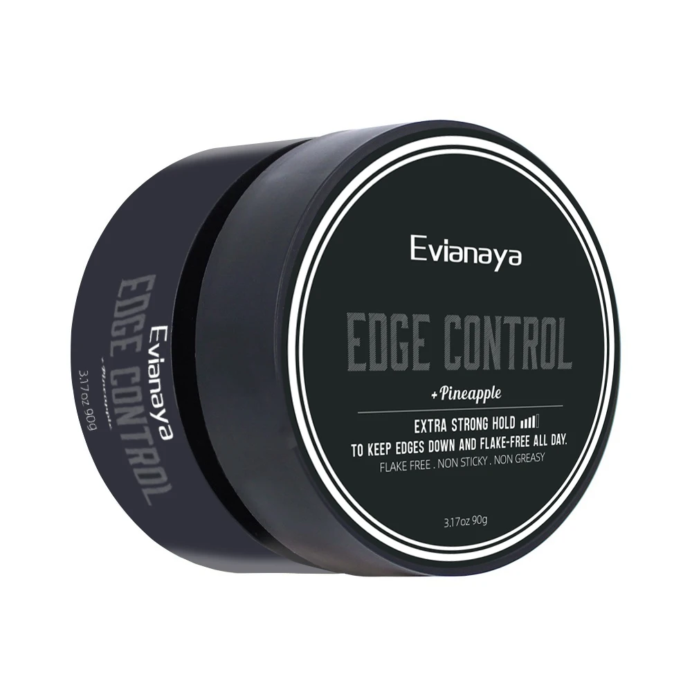 

Factory Supply Hair Care Products Private Label Hair Edge Control Hair Wax For Men, Black