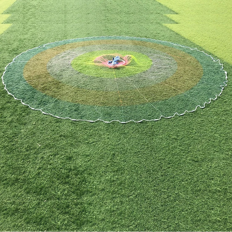 

cast throw fishing cast net 14 foot for wholesale, Brown fish net