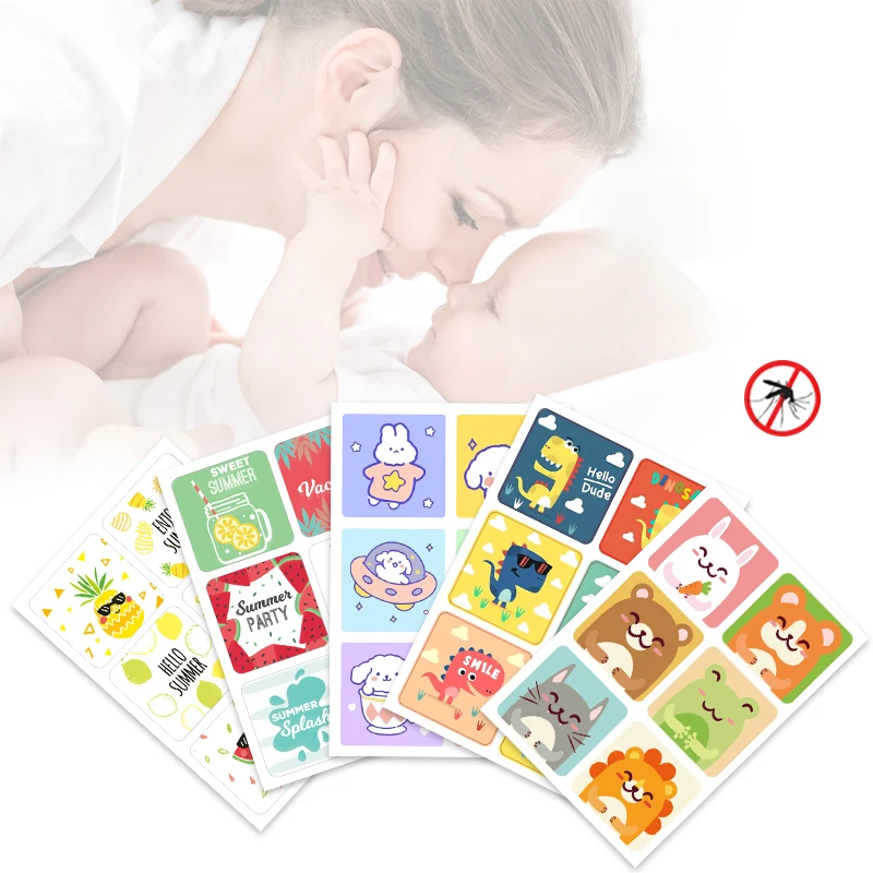 

Outdoor use cartoon design mosquito repellent patch for kids