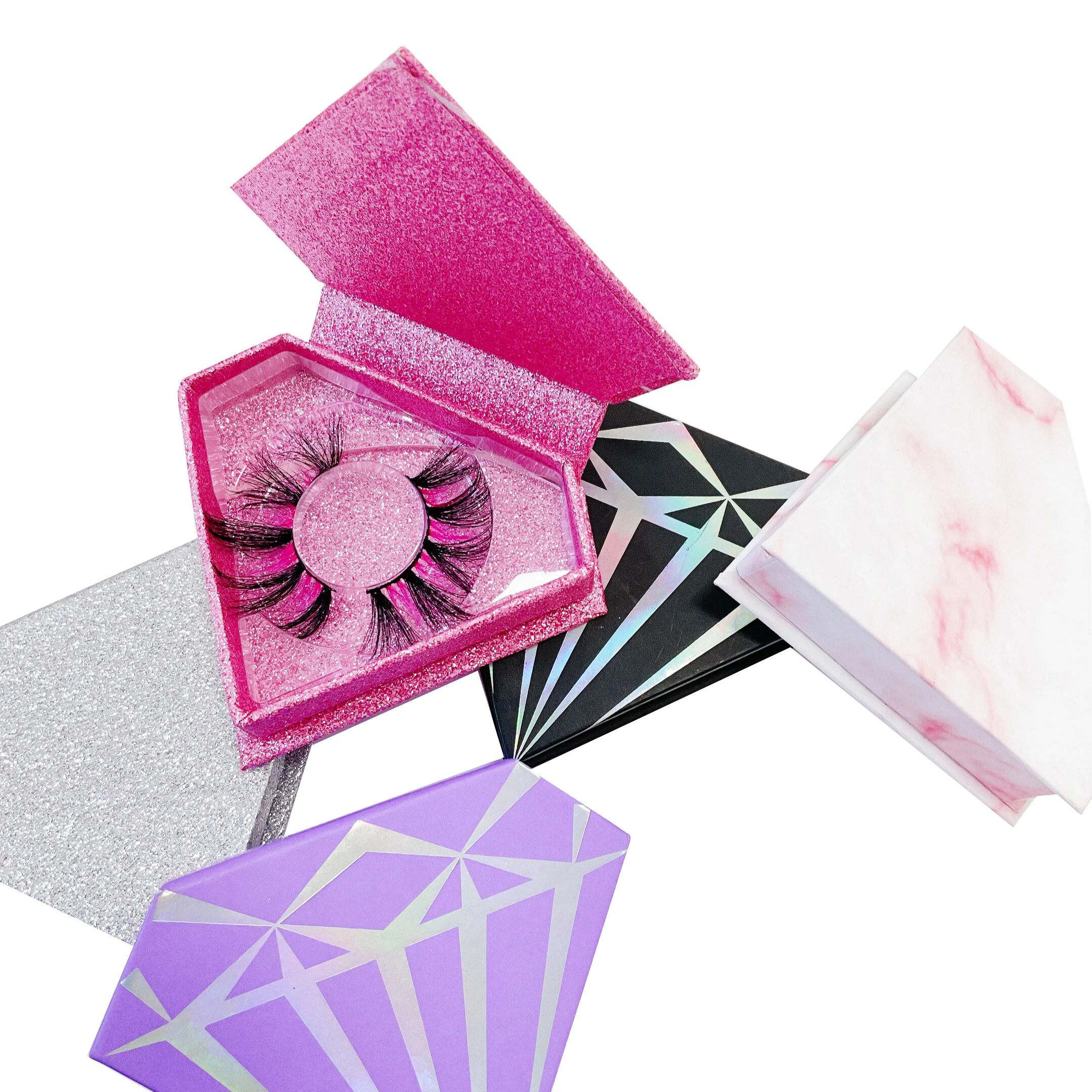 

2021 new arrivals 3d 25mm mink eyelashes vendor private label, Black color