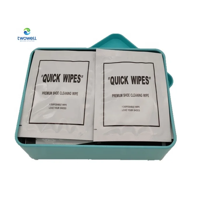 

Hot sell logo custom individual leather shoes cleaner quick wipe for shoes wipes