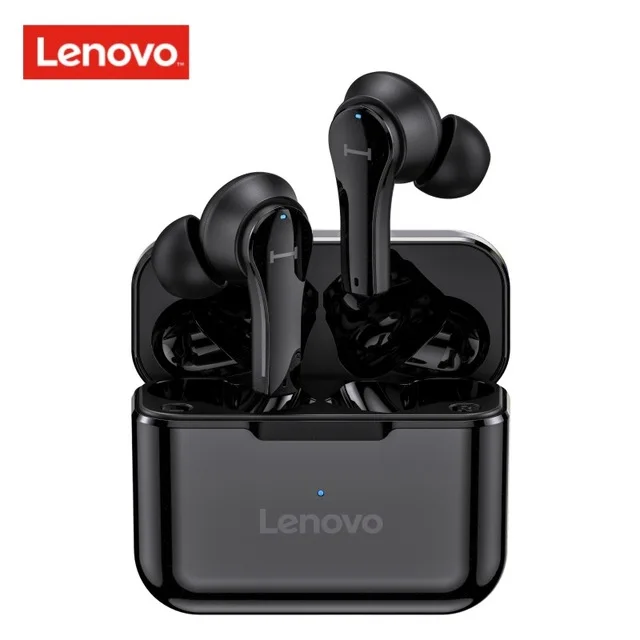 

Lenovo Earbuds TWS Headphones Wireless Sports Mini Earphone Gaming BT V5.0 Noise Cancelling Earbuds, Black