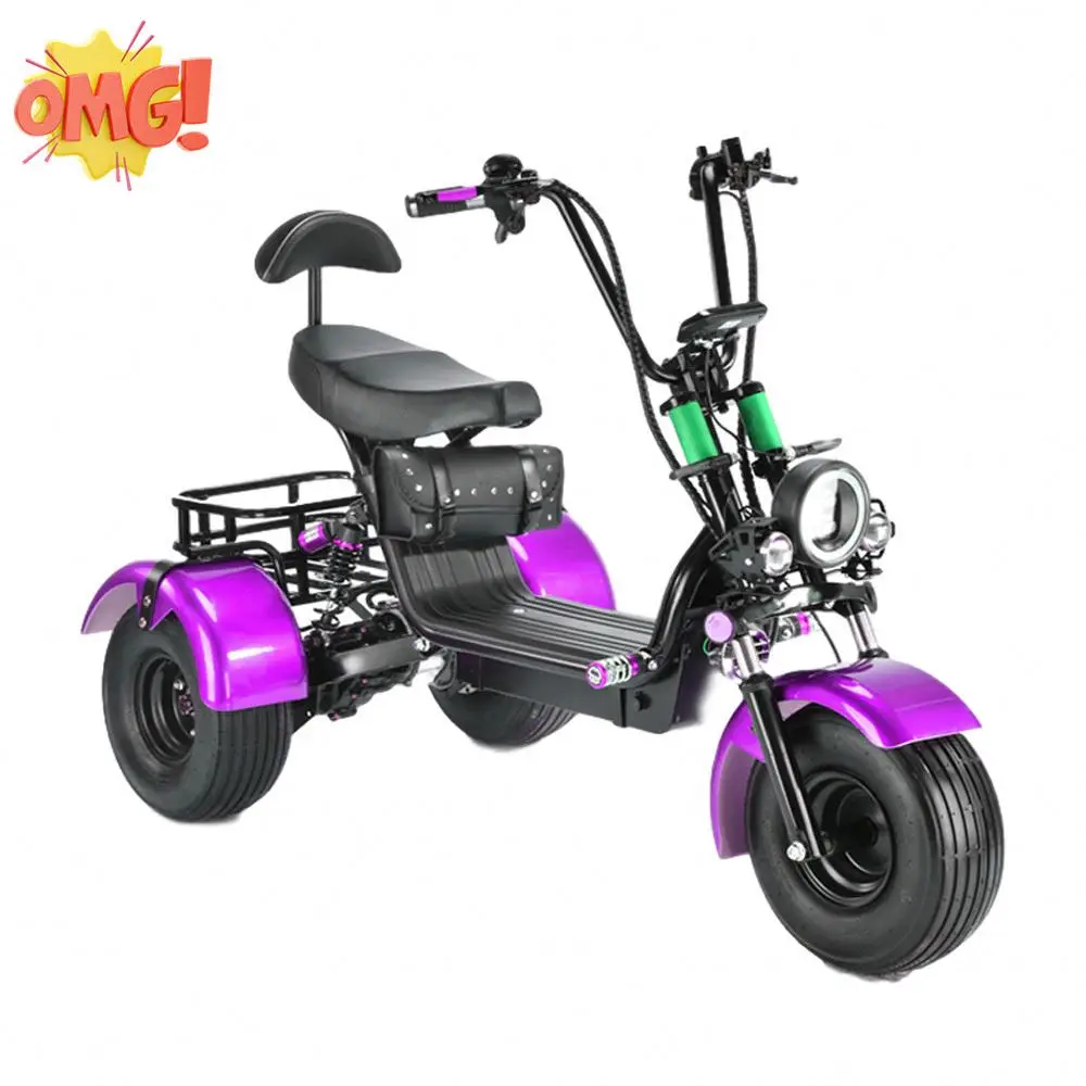 

2022 Electric Passenger Tricycle For Adults Electric Tricycle Covered, Black