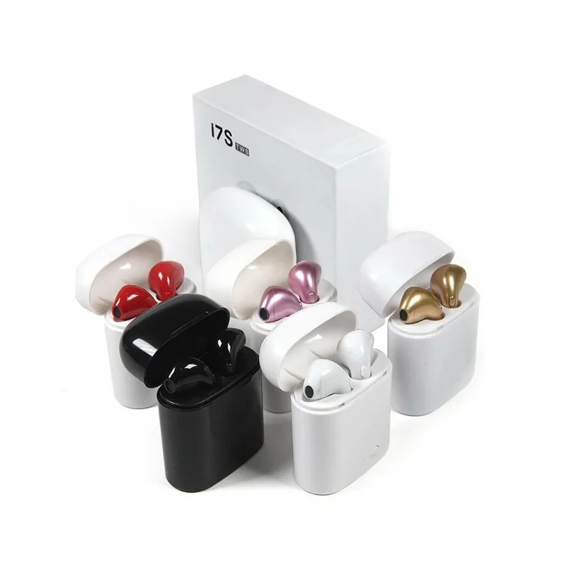 i7S TWS Wireless Headphone Portable Wireless Earphone i7S TWS With Charging Box Wireless Earbuds For iPhone For Android