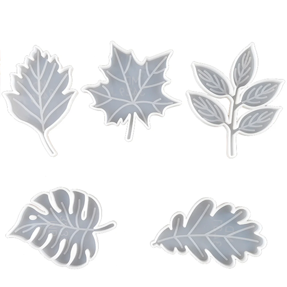 

leaf mold map tray mould diy ornament pot cup holder casting silicon molds for resin art