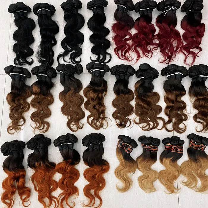 

LetsFly Free Shipping Bundle Body Wave Brazilian remy Hair wholesale Factory Cheap Price For Woman Extension