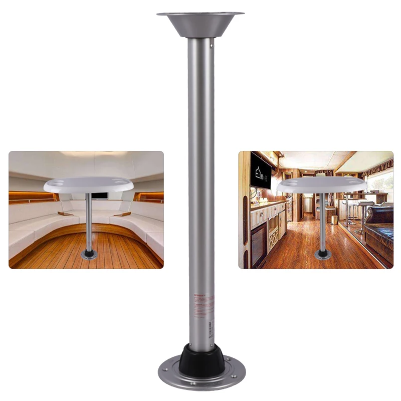 

Campervan Removable and double lock Table Pedestal with Locking System is made of Aluminum alloy