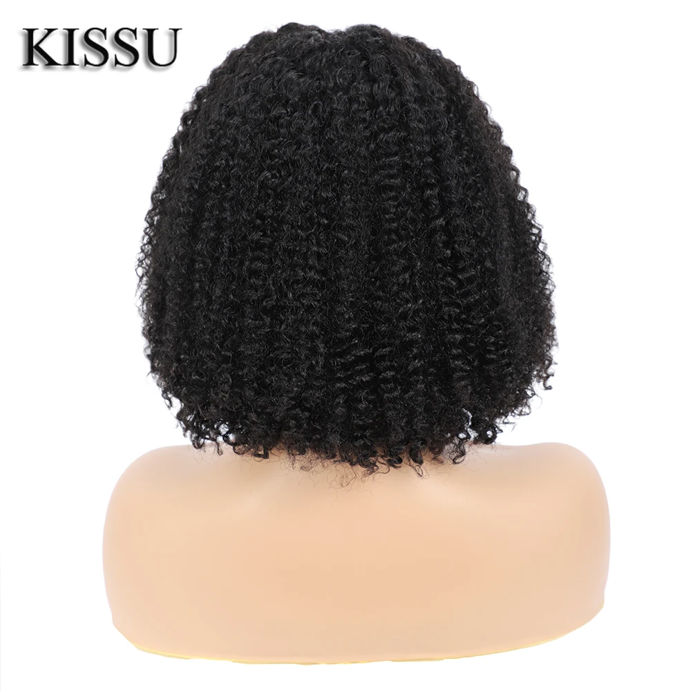 

YC043 13*4 kinky bob 100% virgin human hair Brazilian pixie wig kinky curly full lace wig