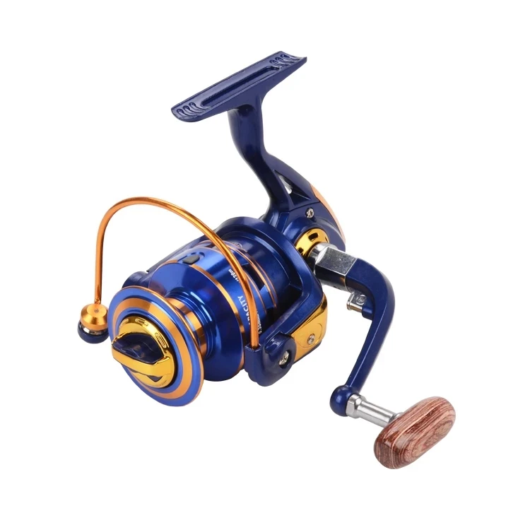 

Sea Fishing Reel Carretilha De Pesca FH1000-7000 5.2:1 4.9:1 High Speed Spinning Wheel Long Cast Lure Blue Metal Jigging Reel