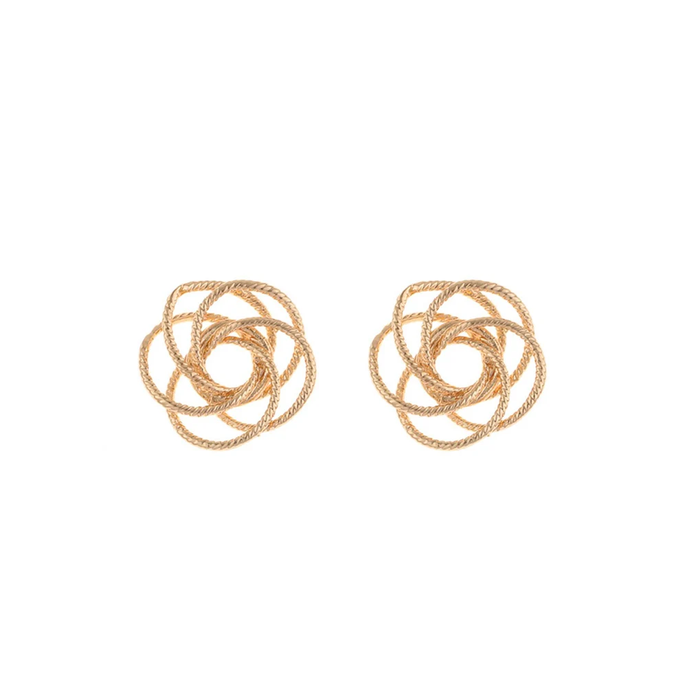 

Jewelry Accessories Cordial Design 50Pcs 18*17MM Jewelry Accessories DIY Earring Making Genuine Gold Plating Flower Shape Hand