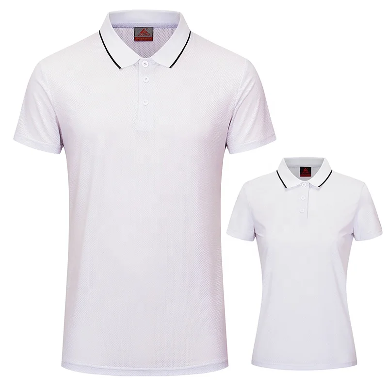 

Men's Comfortable Short Sleeve Cheap plain white Polo t-shirt custom