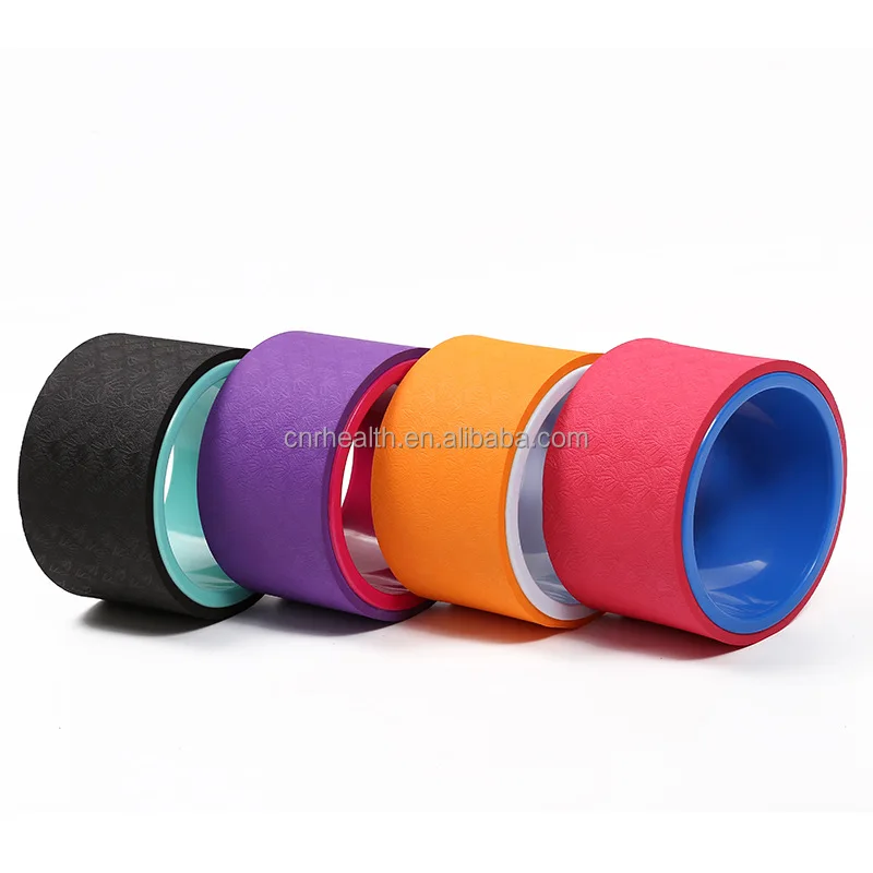 

Top Selling Amazon 2021 Custom Private Label Balance Exercise Training ABS Cork PU / Cork Yoga Wheel Yoga, Pink, purple, green, black,grey, red,etc