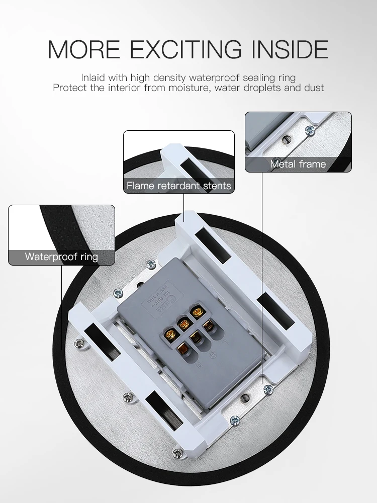 American standard stainless steel power 16A round hidden floor socket box