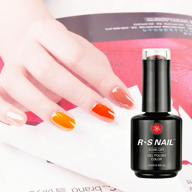 

Ransheng factory Free sample fashional nail gel color series 800 Colors soak off uv gel nail polish